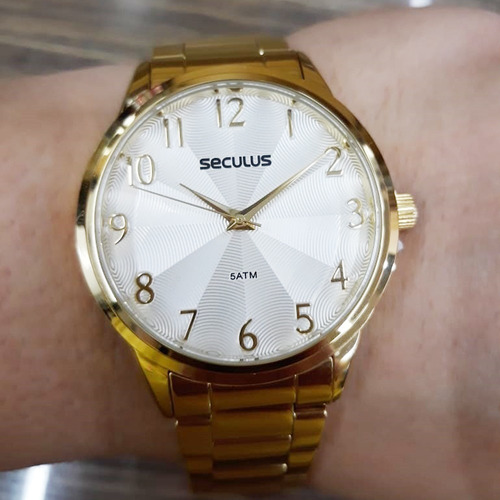 Relógio Seculus Feminino 20567lpsvds1, C/ Garantia E Nf