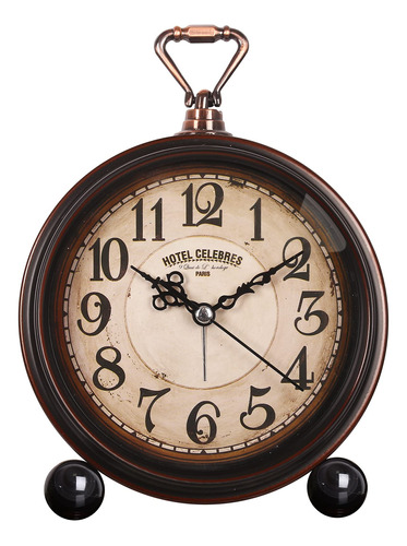 Reloj Despertador Con Batera, Luz Nocturna, Vintage, Colgant