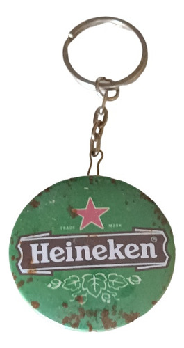 Llavero Y Destapador Heineken De Chapa