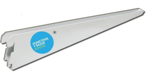 Imagen 1 de 6 de 2 Riel 2 Mts + 10 Ménsula 27 Cm Arma Interior Placard