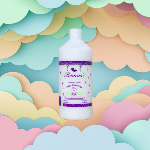 Oleo Calcáreo Bebé Sin Parabenos 970ml Benare X 6