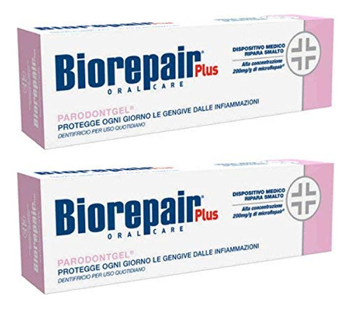 Biorepair Parodontgel® Pasta De Dientes Diaria, Tubos De 2.5