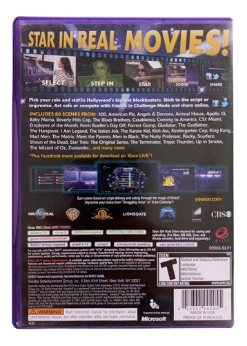 Kinect Yoostar 2 In The Movies Xbox 360 (Reacondicionado)