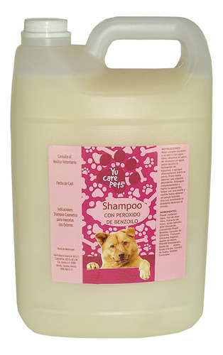 Shampoo Peroxido De Benzoilo 3% Para Mascotas Yucarepets