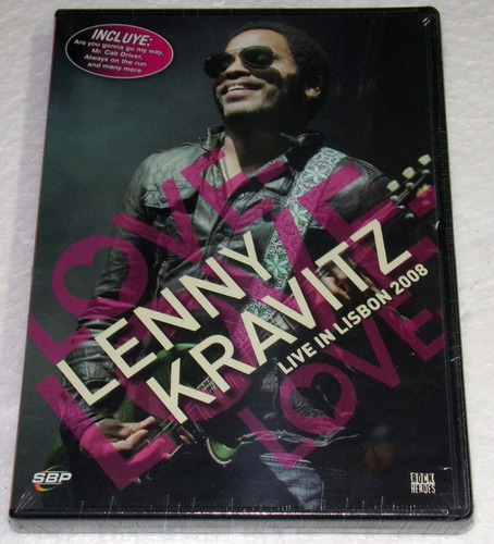 Lenny Kravitz Live In Losbon 2008 Dvd Nuevo Kktus