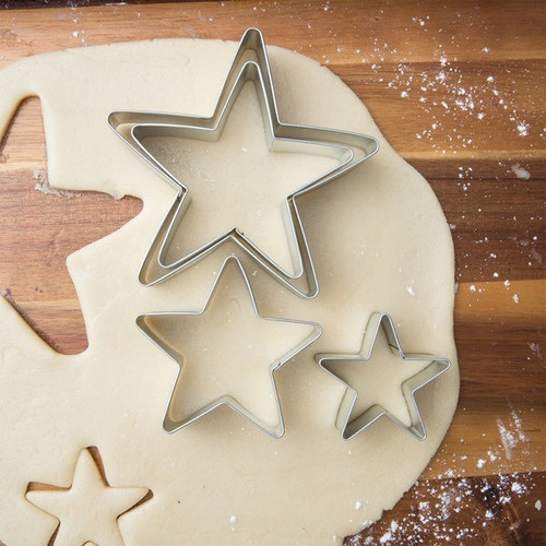 Cortadores De Estrellas Para Galleta 4 Pzas Wilton 2308-1215