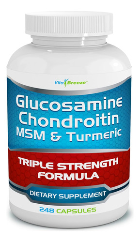 Glucosamina Condroitina Msm Y Curcuma Triple Fuerza 250 Cap