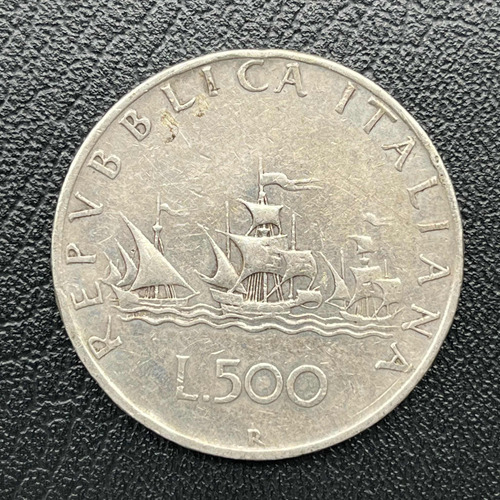 Moeda 500 Lira 1960 - Itália (Usado)