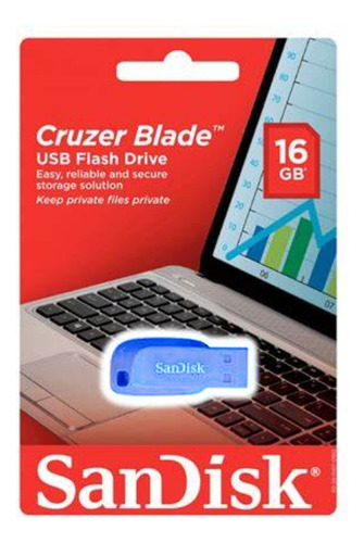  Pendrive Sandisk 16gb Cruzer Blade 2.0