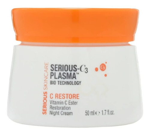 Serious Skincare Serious-c3 Crema De Noche Restauradora De P