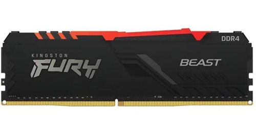 Memoria Kingston Kf426c16bba Fury Beast Ddr4 8gb 2666mhz Rgb