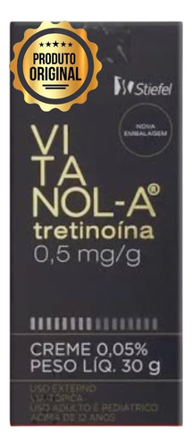 Vitanola 0.5mg Creme Dermatólogico 12+ Cuidado Facial Todo Tipo De Pele Noite