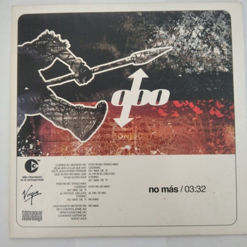 Qbo - No Más - Promo Cd (2003) (Usado)