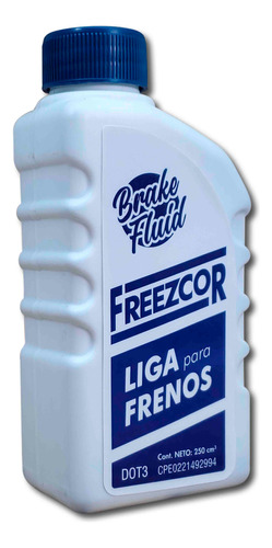 Liga Liquido Fluido Freno Dot 3 Original Freezcor 250ml