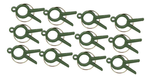 3 Clips Para De Jardín, Clips De Flores Y Verde 12 Piezas