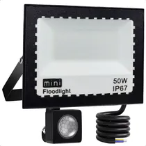 Comprar Foco Con Sensor Movimiento Negro Reflector Led 120° Soporte Flexible 50w Reflector Led Cableado Foco Resistente Al Agua Ip67 Reflector Foco Led Sensor Movimiento Proyector Focos Led 50w Okshop