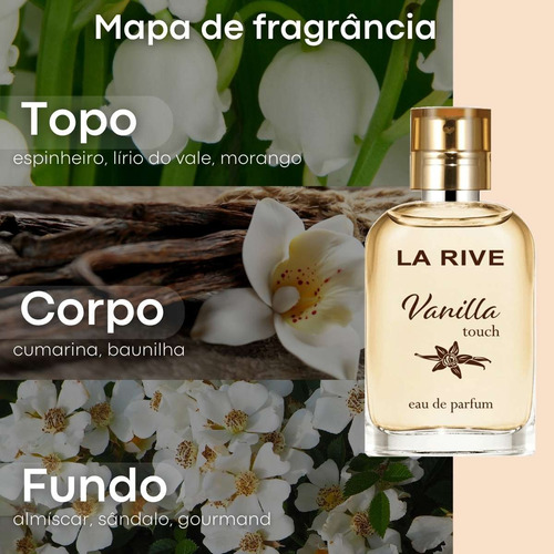 Perfume Feminino La Rive Vanilla Touch 30ml Eau De Parfum Spray