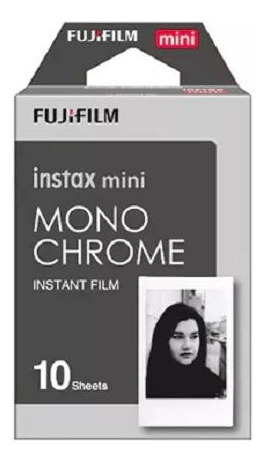 Película Instantánea Fujifilm Instax En Blanco Y Negro: 10