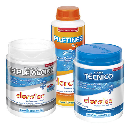 Clorotec Combo Piletas Chicas Mensual