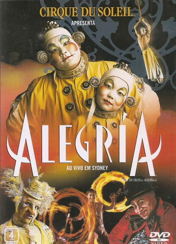 Dvd Cirque Du Soleil - Alegria (ao Vivo Em Sydney)