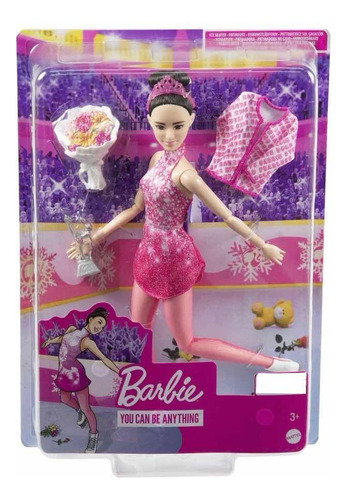 Muñeca Barbie Patinadora Accesorios 30 Cm Mattel Original