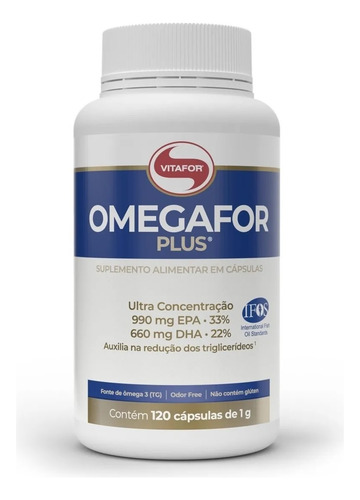 Kit 4x Omegafor Plus 120 Cápsulas Vitafor
