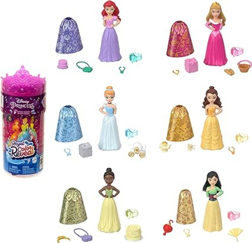 Disney Princess: Princesa Color Reveal Temática Fiesta