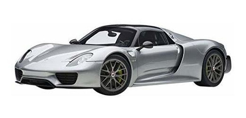 Maqueta Porsche 918 Spyder Weissach Plata 1/12 Autart