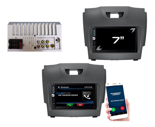 Imagem 3 de 7 de Central Multimidia S10 Lt Ltz* 2013 Usb Sd Bt Camer Espelha