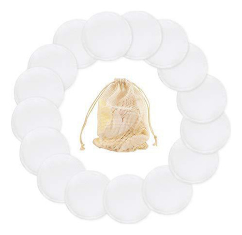 Almohadillas De Maquillaje R De Algodón Reutilizables Con Bo
