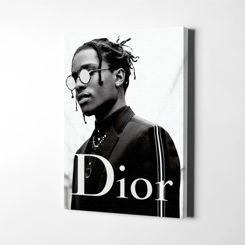  Asap Rocky Dior Cuadro Decorativo En Canvas Premium Mate Hd