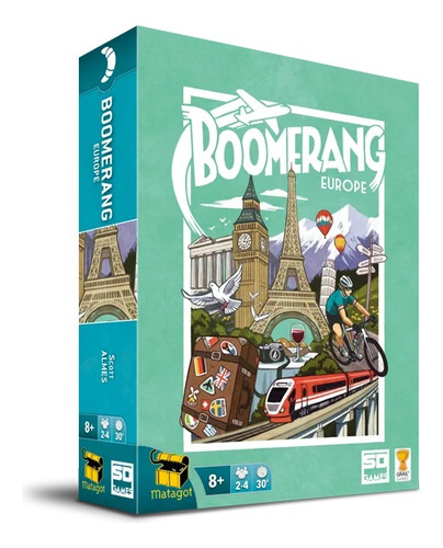 Boomerang Europa Juego De Mesa Sd Games Mapas Infantil