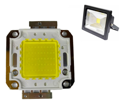 Pastilla Led 50w Blanco Frio 34v Dc Chip Led Reflector