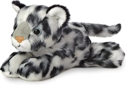 Pelúcia Miyoni Aurora - Leopardo Das Neves / Snow Leopard | Frete grátis