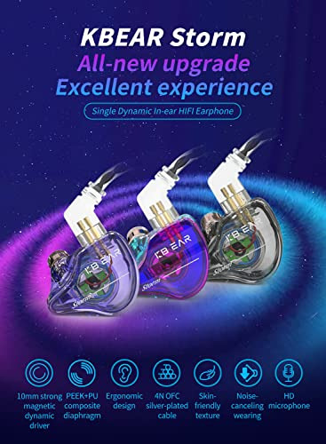 Auriculares Intraurales Yinyoo Kbear Storm Para Cantantes Dr
