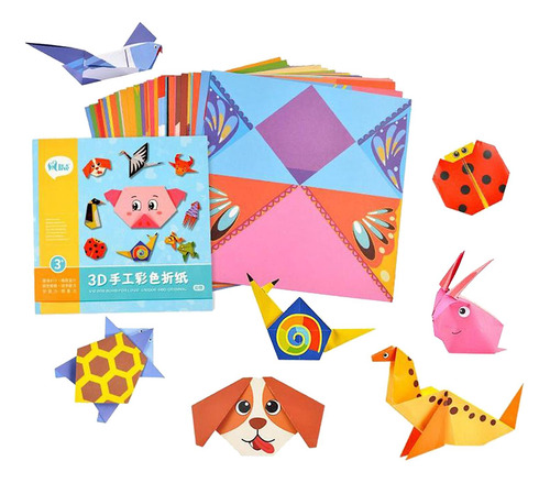 3 Papel Origami 54 Hojas Para Artes Y Artesanías Para