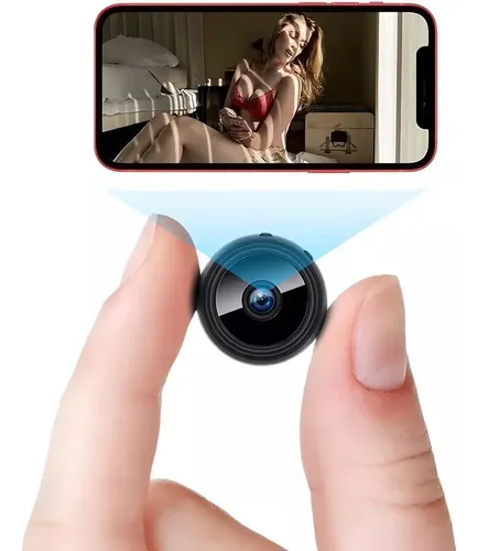 Mli Mini Câmera Espiã Sem Fio Wifi 1080p Com Visão Noturna