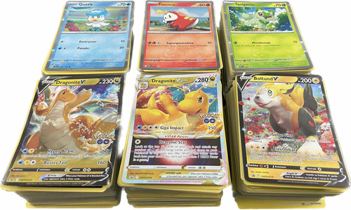 Lote De 200 Cartas Originales Al Azar De Pokémon