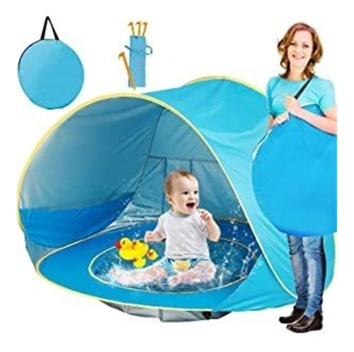 A) Pop Up Baby Beach Tent Portable Protective Awning