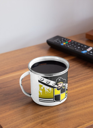Taza Lechero Enlozado Coquimbo Unido Fútbol Club Chileno