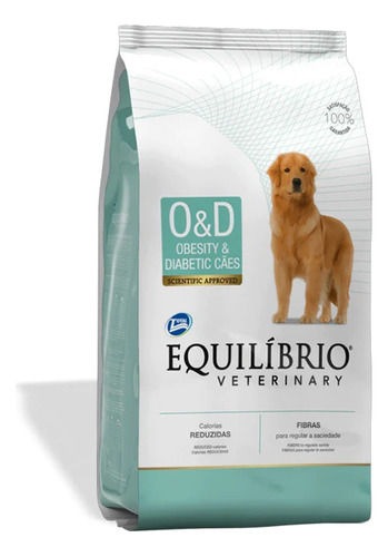 Equilibrio Veterinary O&b Obesity Y Diabetic Para Perro X2kg