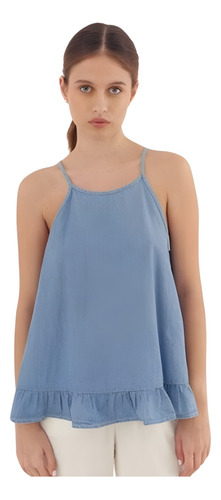 Top Musculosa De Denim Emilia