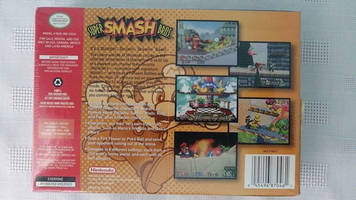 Imagen 2 de 5 de Super Smash Bros. 64 Sellado
