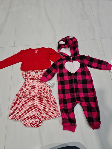 Carters Niña 9 Meses Conjunto 3 Piezas