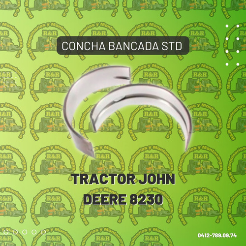 Concha Bancada Std Para Tractor John Deere 8230
