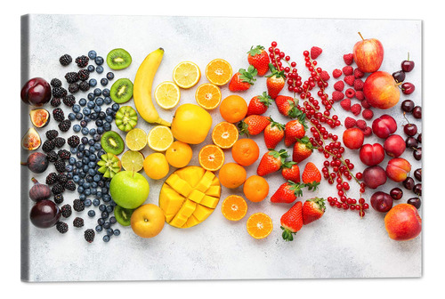 Lienzo De Cocina Para Pared, Cuadro De Frutas, Comedor, Lien