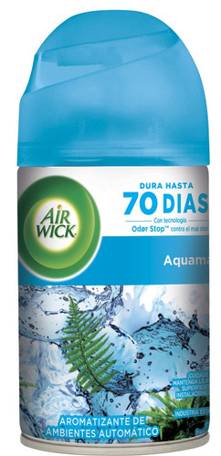 Repuesto aromatizante Air Wick Freshmatic Aquamarina en aerosol 250 ml