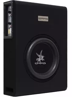 Caixa Subwoofer 8 Pol Som 350w Slim Corzus + 2 Canais Stéreo