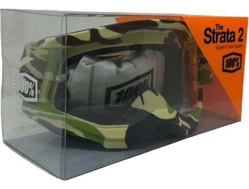 Oculos Goggle 100% Strata 2 Camuflado Downhill/motocross