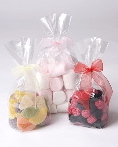 Bolsa Plástica Rectangular Transparente 10x15 Cm (100 Unids)